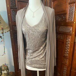 INC Sequined T-shirt Set – Size Small